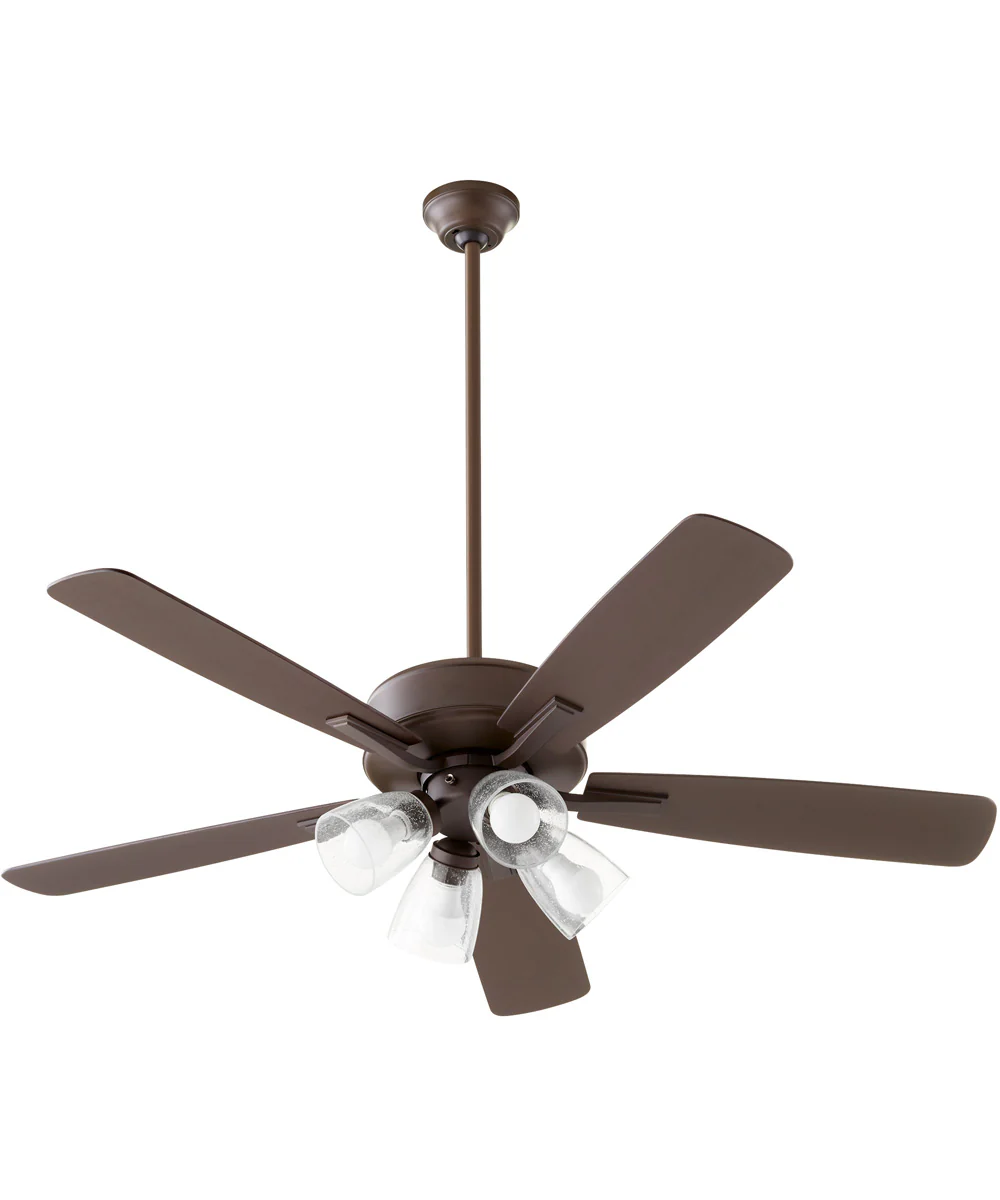 52" Ovation 4-light LED Ceiling Fan Oiled Bronze