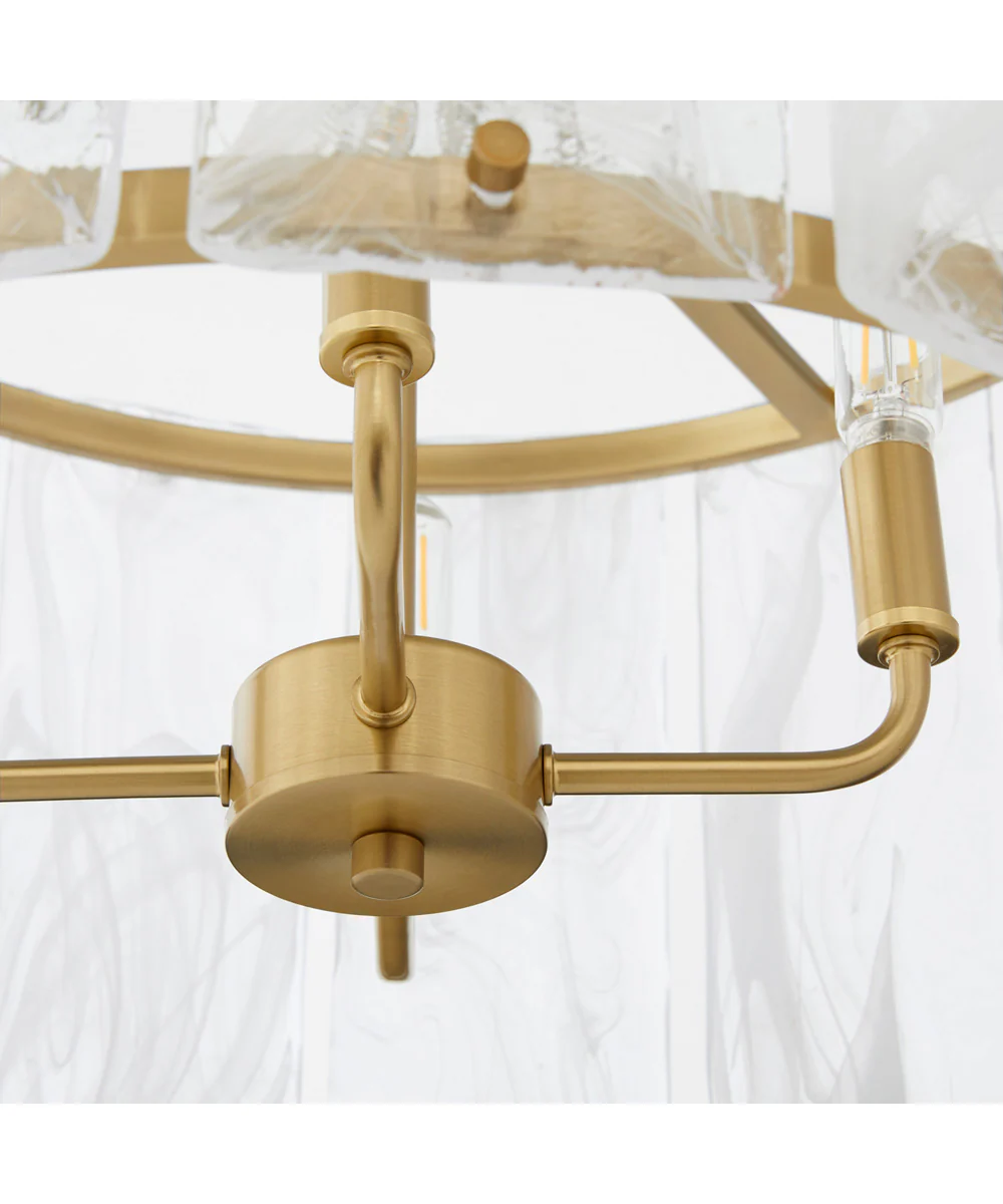 Prestige 4-light Pendant Aged Brass - Image 3