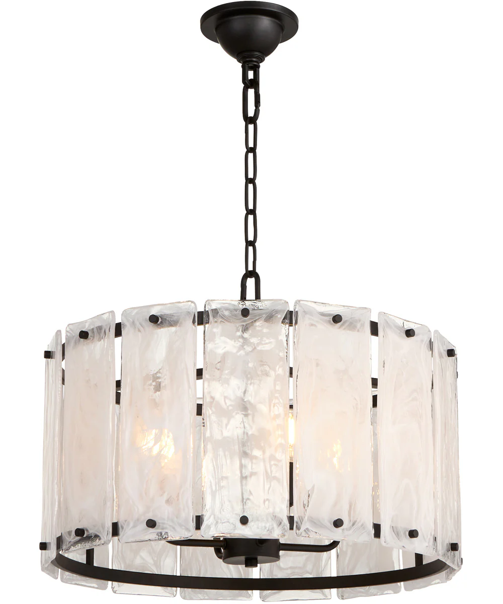 Prestige 4-light Pendant Matte Black - Image 2
