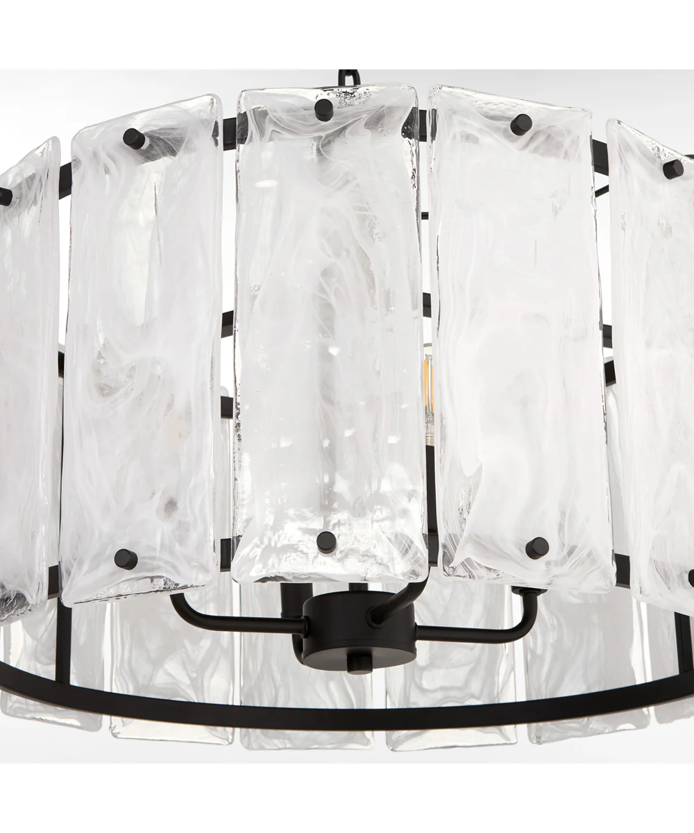 Prestige 4-light Pendant Matte Black - Image 4