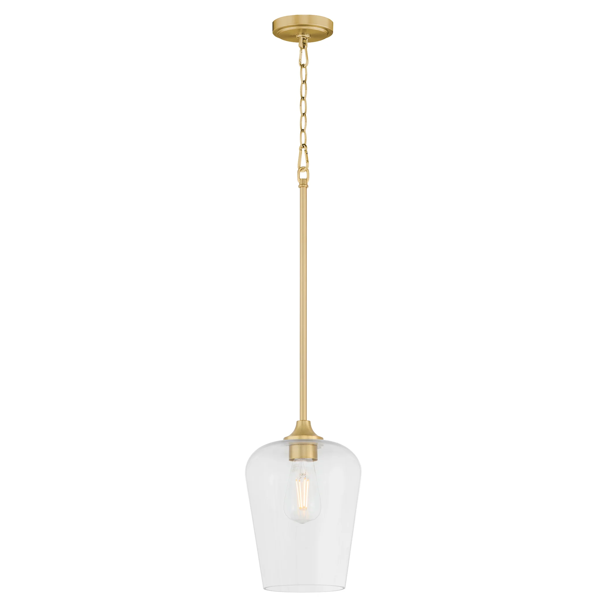 Raymond 1-light Pendant Aged Brass - Image 2