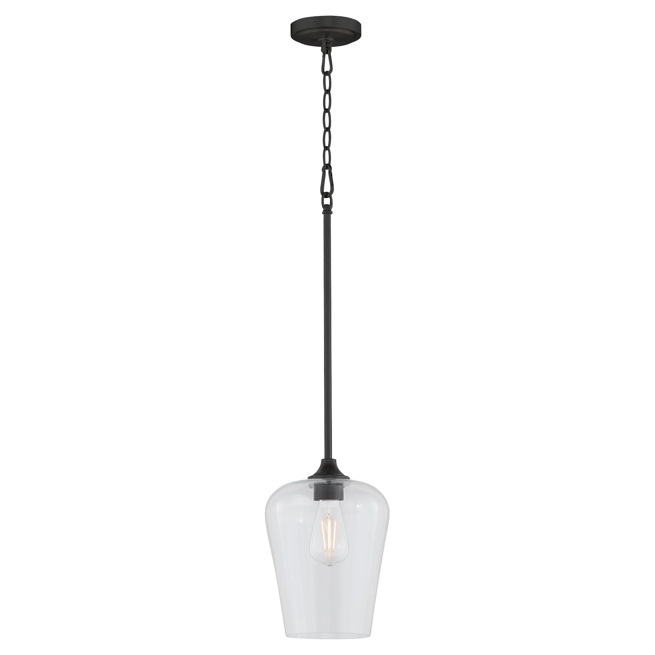 Raymond 1-light Pendant Matte Black - Image 2