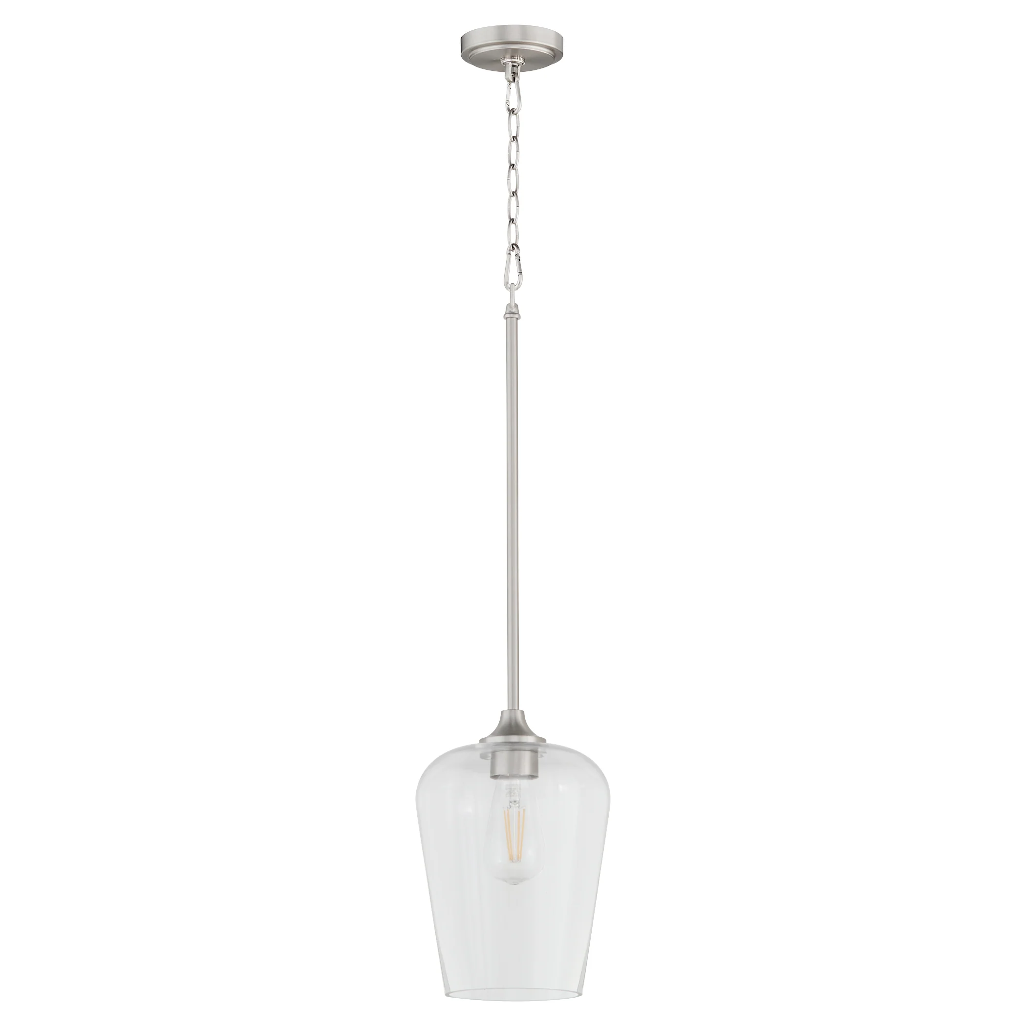 Raymond 1-light Pendant Satin Nickel