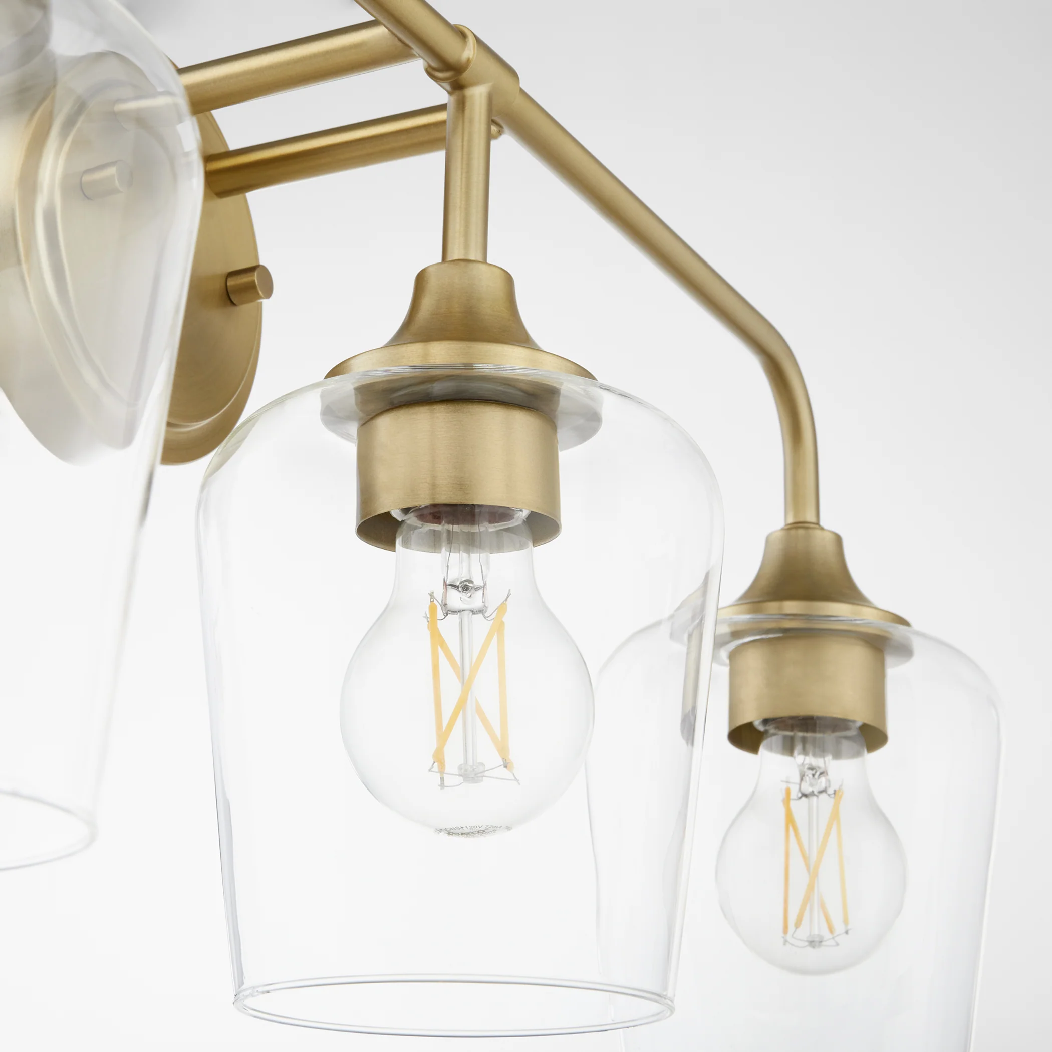 Raymond 3-light Bath Vanity Light Aged Brass - Image 4