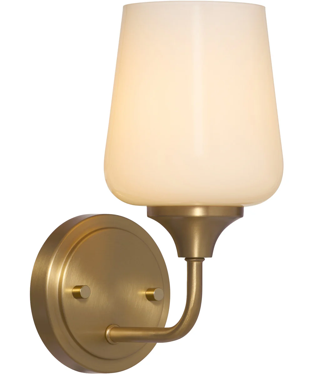 Raymond Wall Mount Light Fixture Aged Brass - Image 2