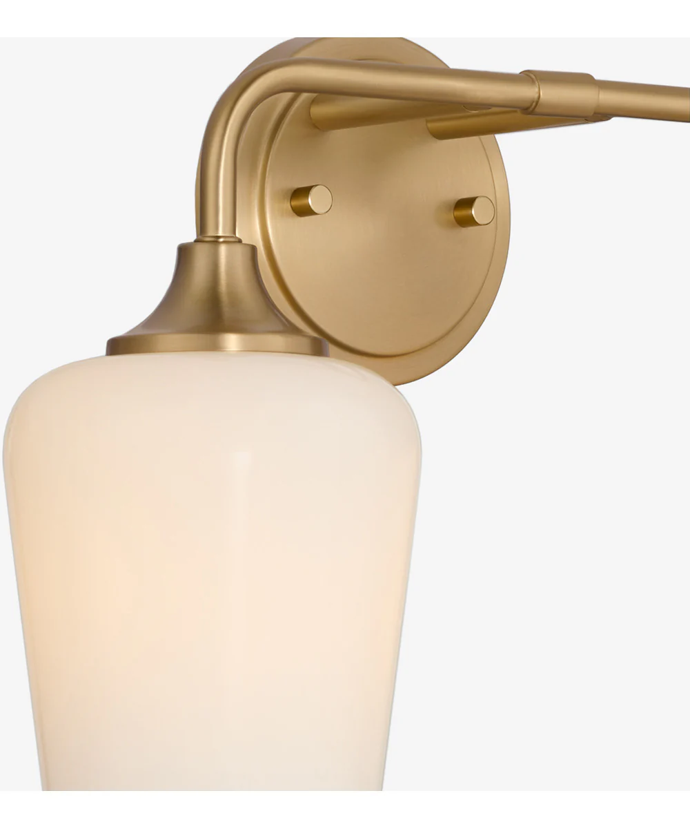 Raymond Wall Mount Light Fixture Aged Brass - Image 4