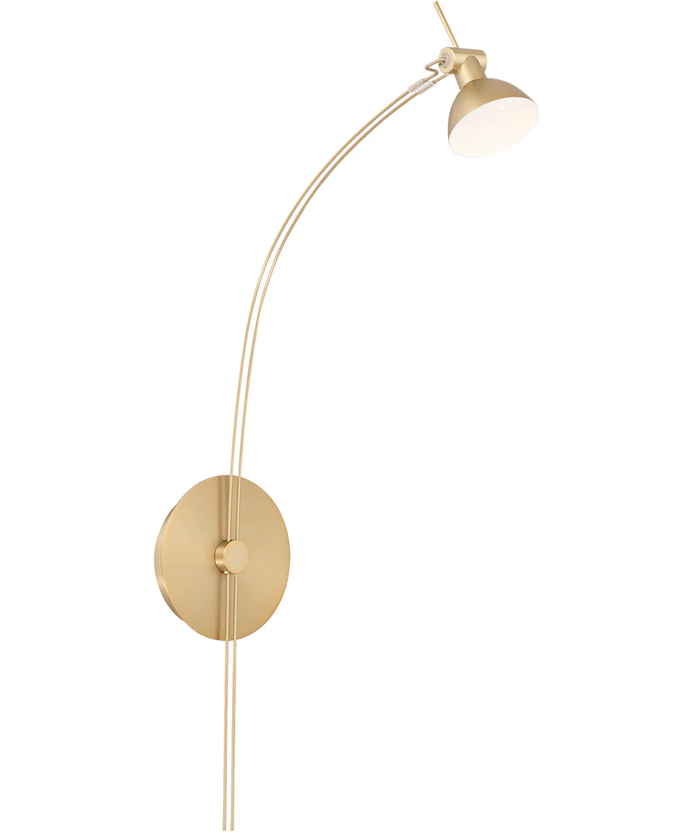 Ricardo 1-light Wall Mount Light Fixture Aged Brass - Image 4