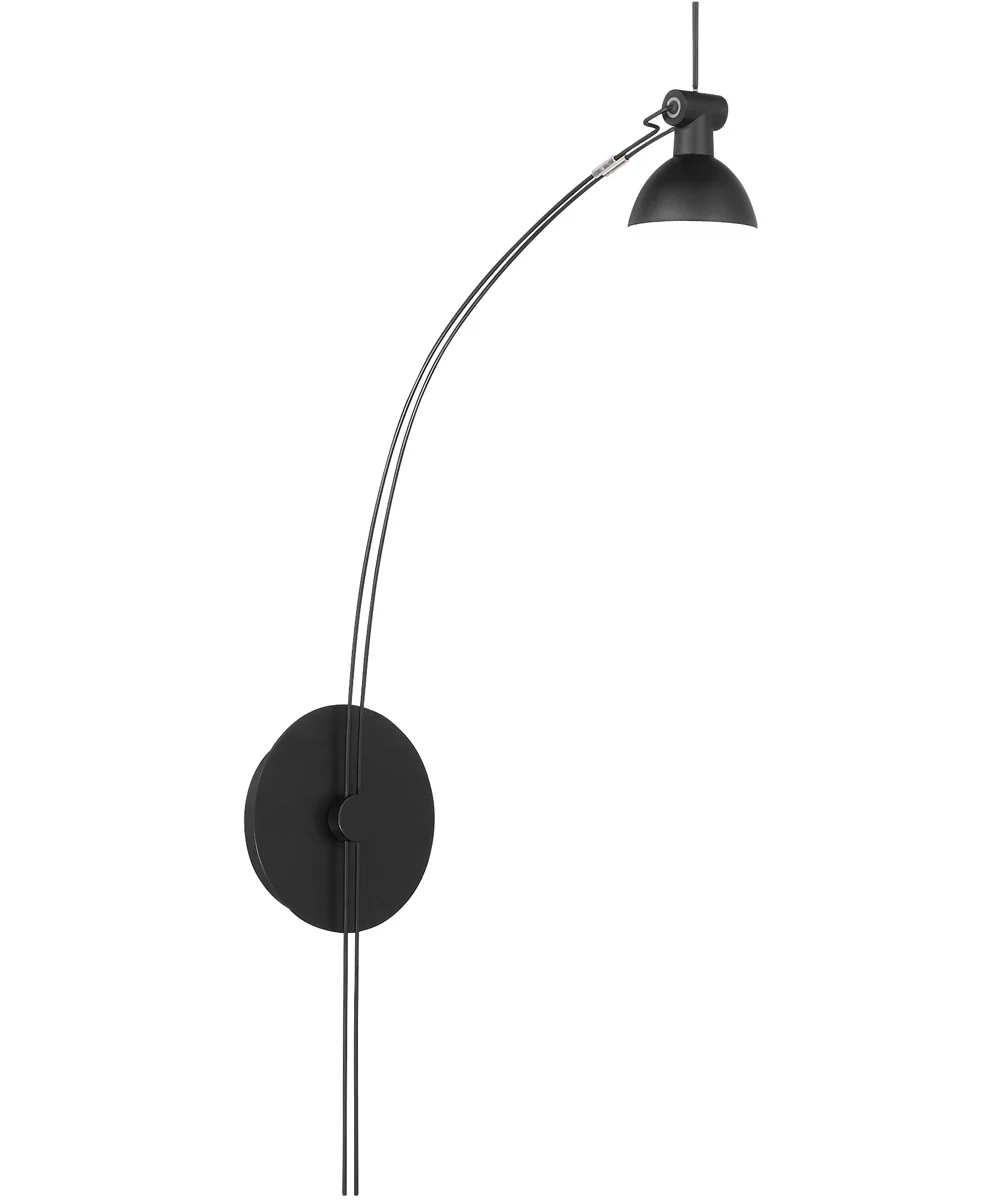 Ricardo 1-light Wall Mount Light Fixture Matte Black - Image 2