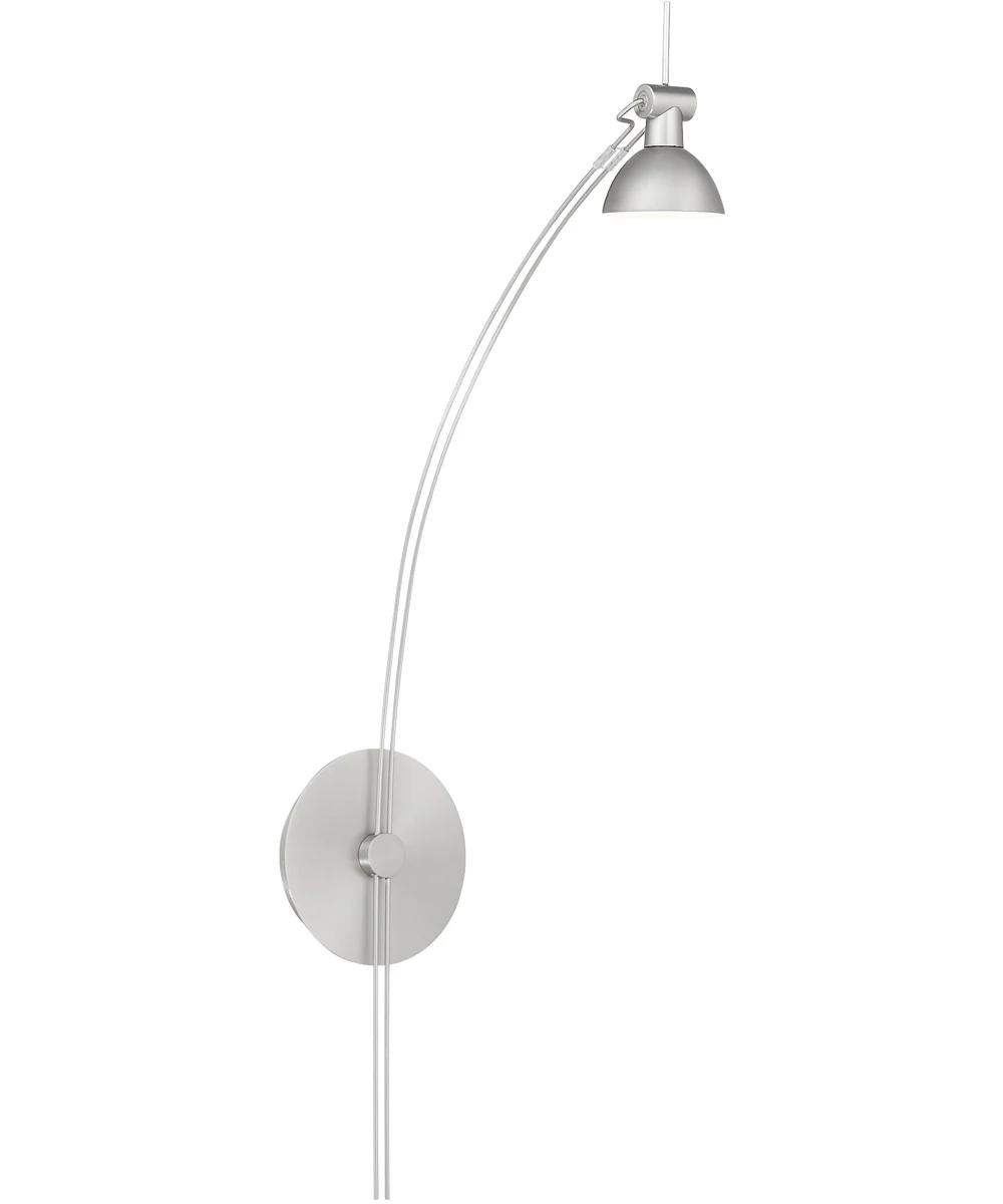 Ricardo 1-light Wall Mount Light Fixture Satin Nickel - Image 2