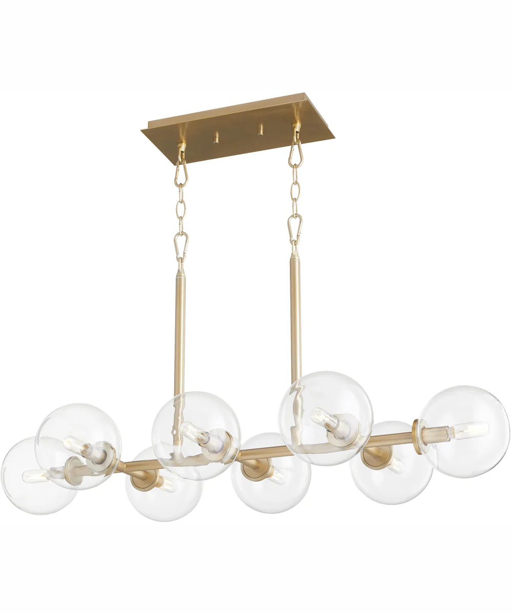 Rovi 8-light Chandelier Aged Brass - Image 2