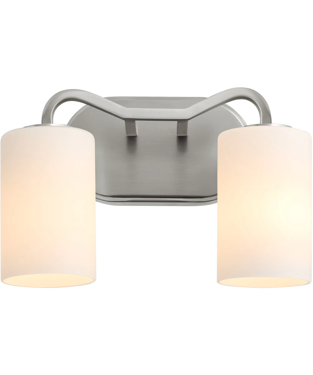 Rutherford 2-light Bath Vanity Light Satin Nickel - Image 2