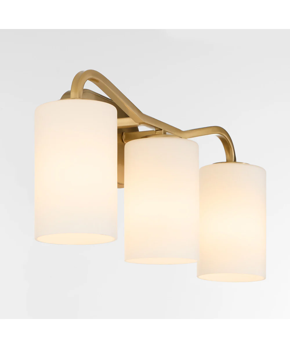 Rutherford 3-light Bath Vanity Light Brushed Brass - Image 3