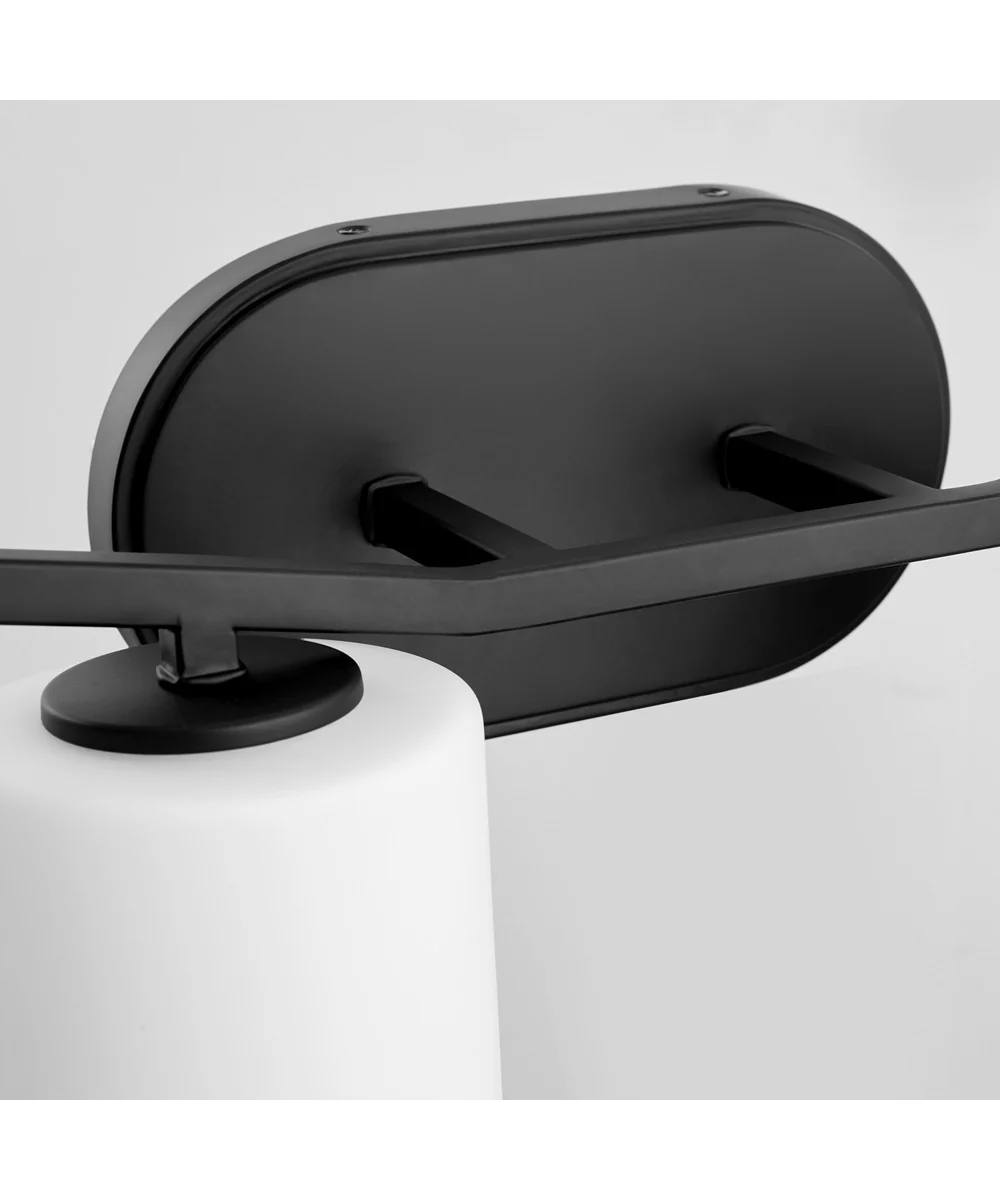 Rutherford 4-light Bath Vanity Light Matte Black - Image 4