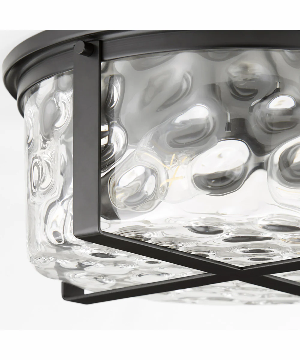 Steinway 2-light Ceiling Flush Mount Matte Black - Image 3