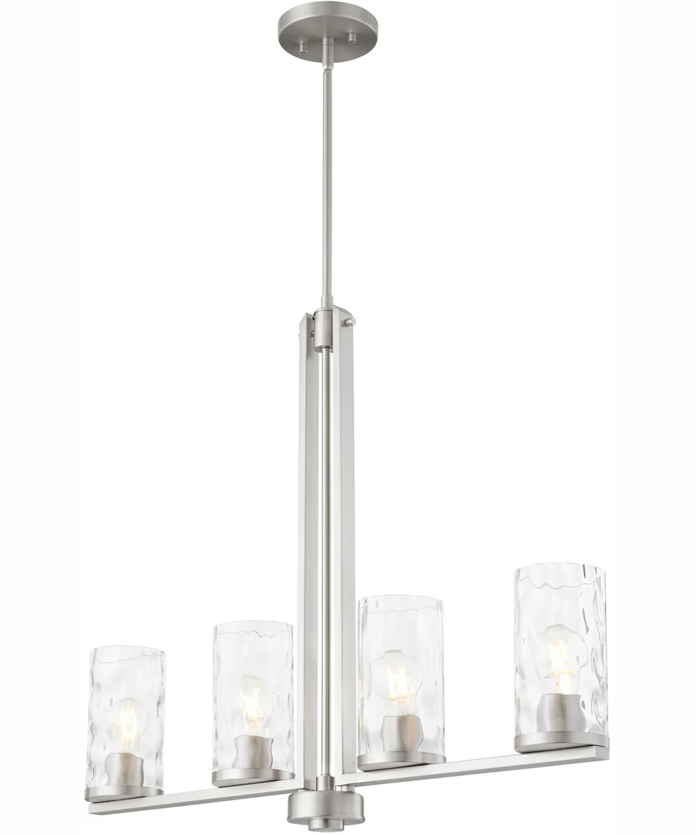Steinway 4-light Chandelier Satin Nickel - Image 2