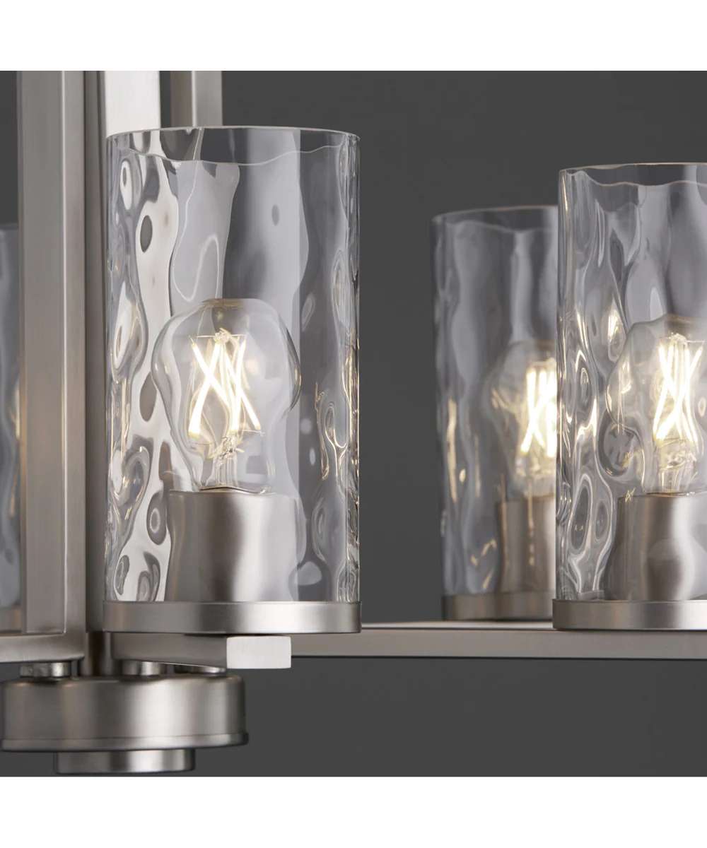 Steinway 6-light Chandelier Satin Nickel - Image 4