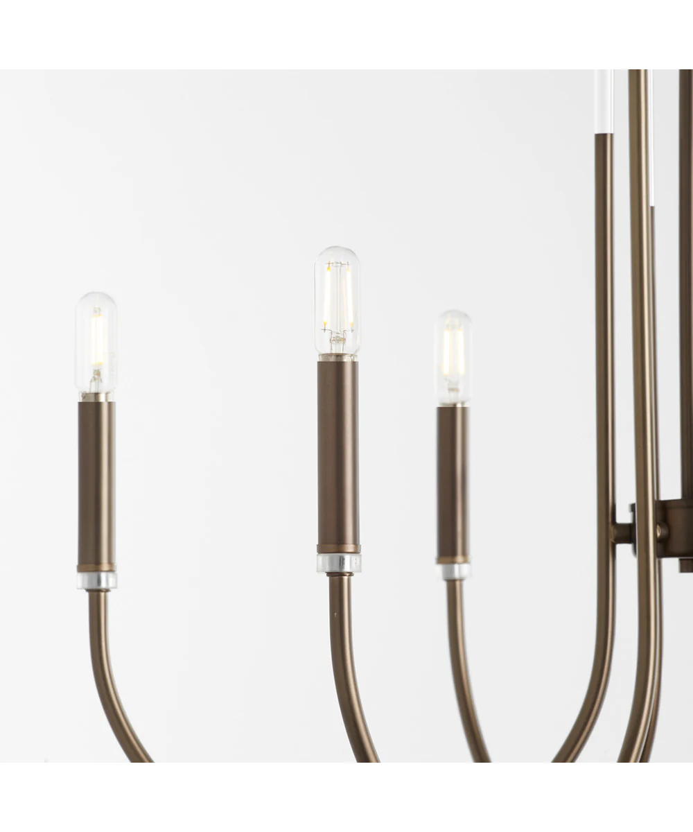 SUMMIT 6-light Chandelier Dark Brass - Image 3