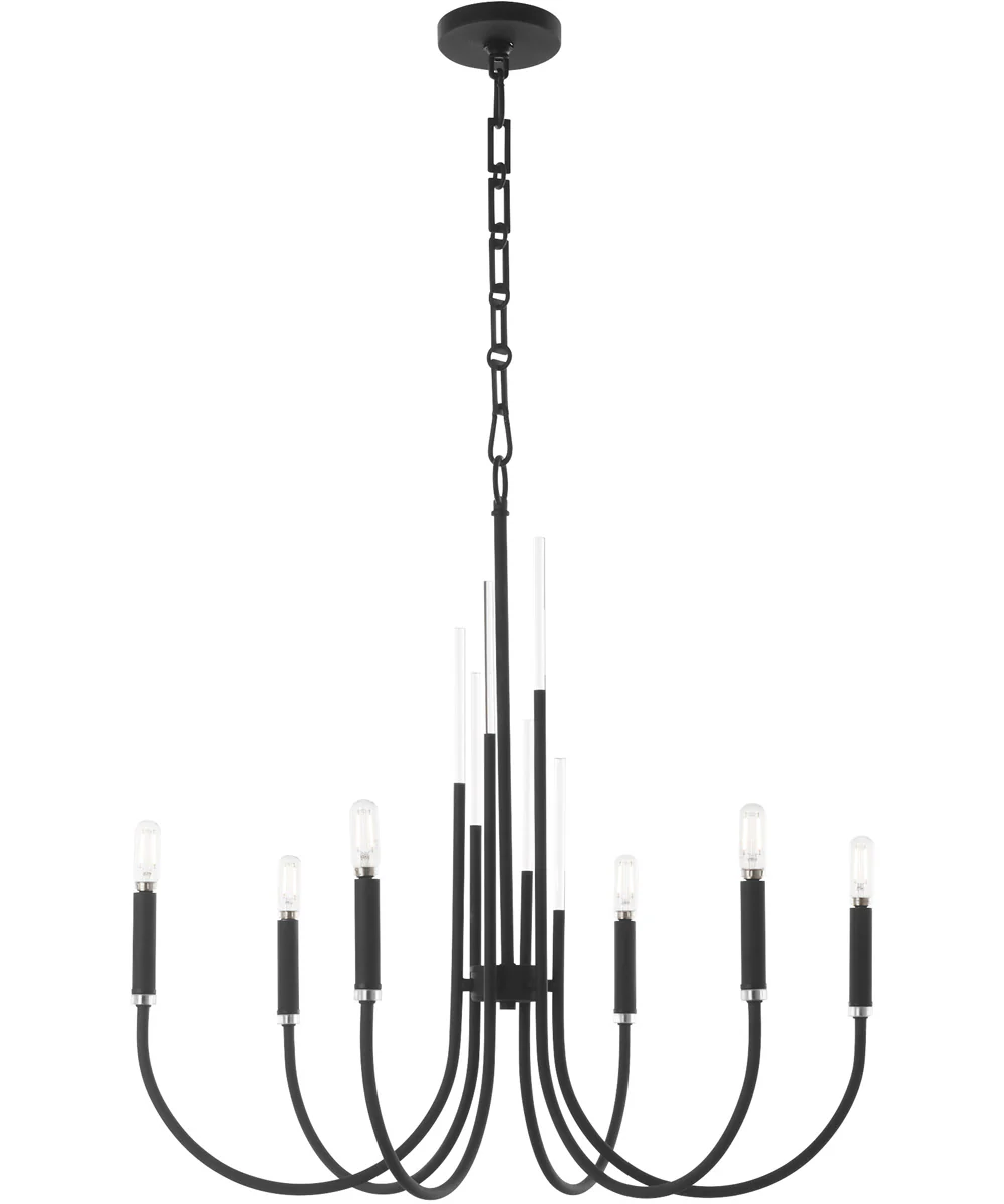 SUMMIT 6-light Chandelier Textured Black - Image 2