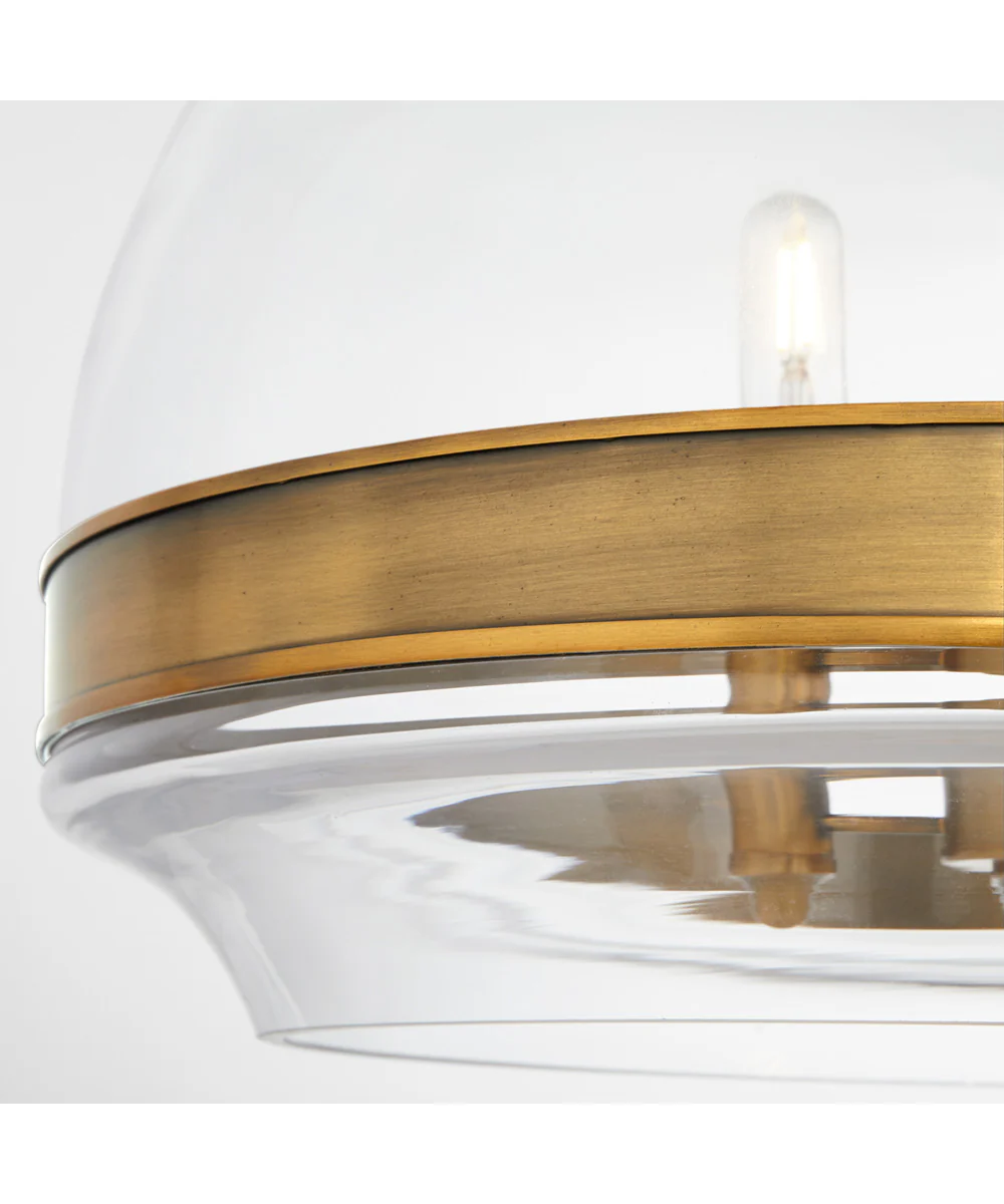 Tilbrook 3-light Pendant Brushed Brass - Image 3