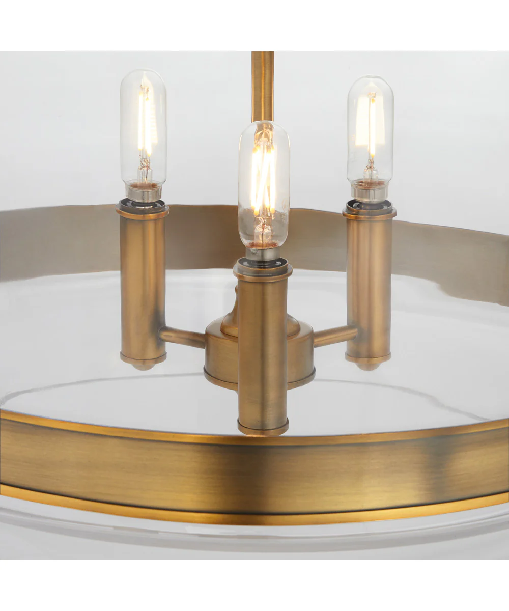 Tilbrook 3-light Pendant Brushed Brass - Image 4