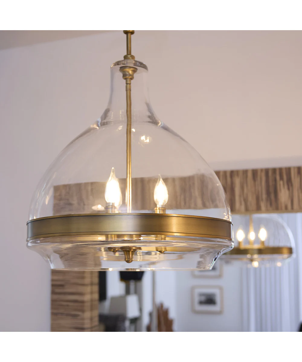 Tilbrook 3-light Pendant Brushed Brass - Image 6