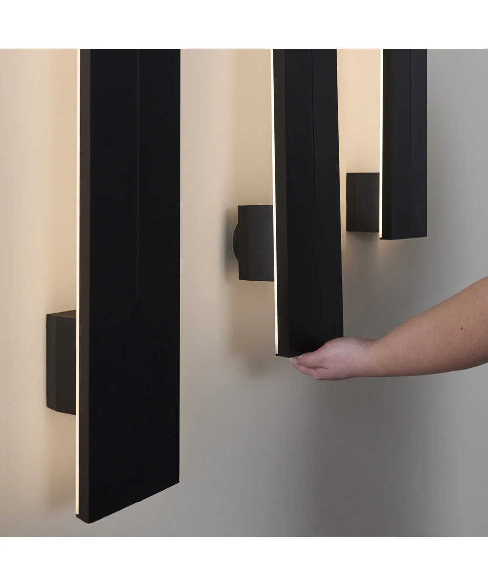 Torre Outdoor Wall Sconce Wall Mount Light Fixture Black - Image 8