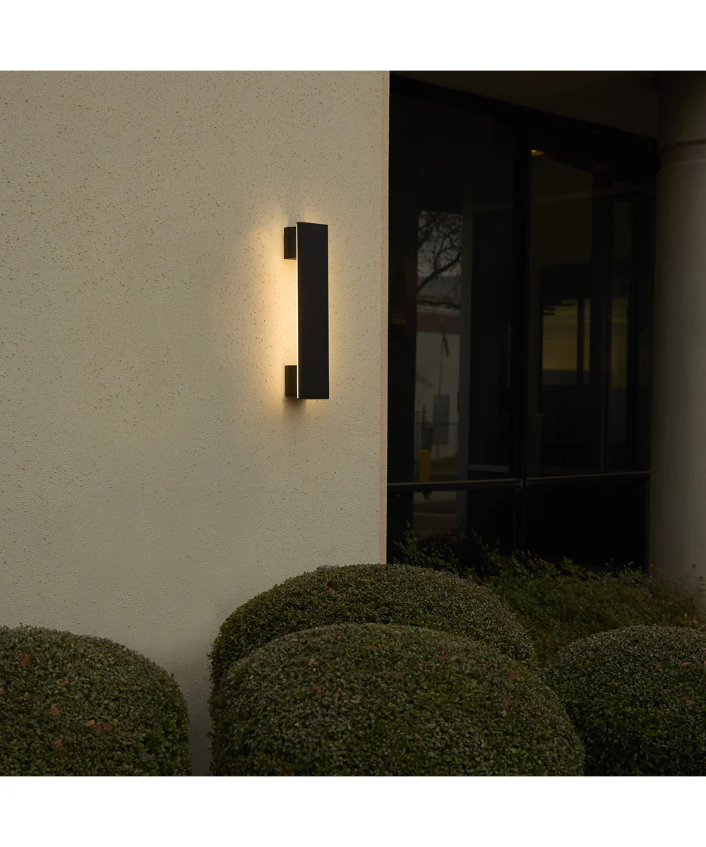 Torre Outdoor Wall Sconce Wall Mount Light Fixture Sand Black - Image 6