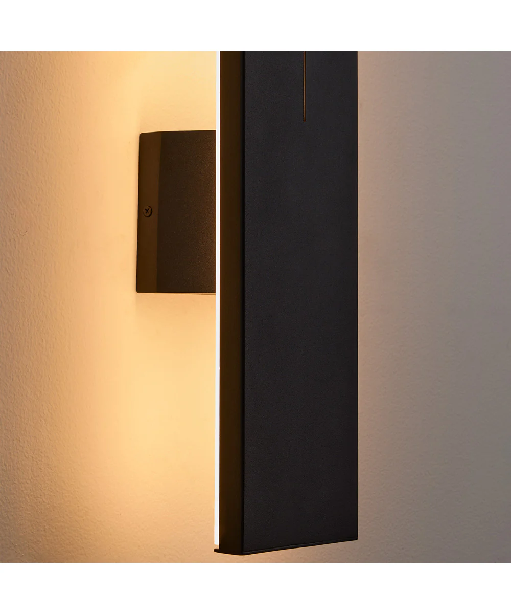 Torre Outdoor Wall Sconce Wall Mount Light Fixture Sand Black - Image 4