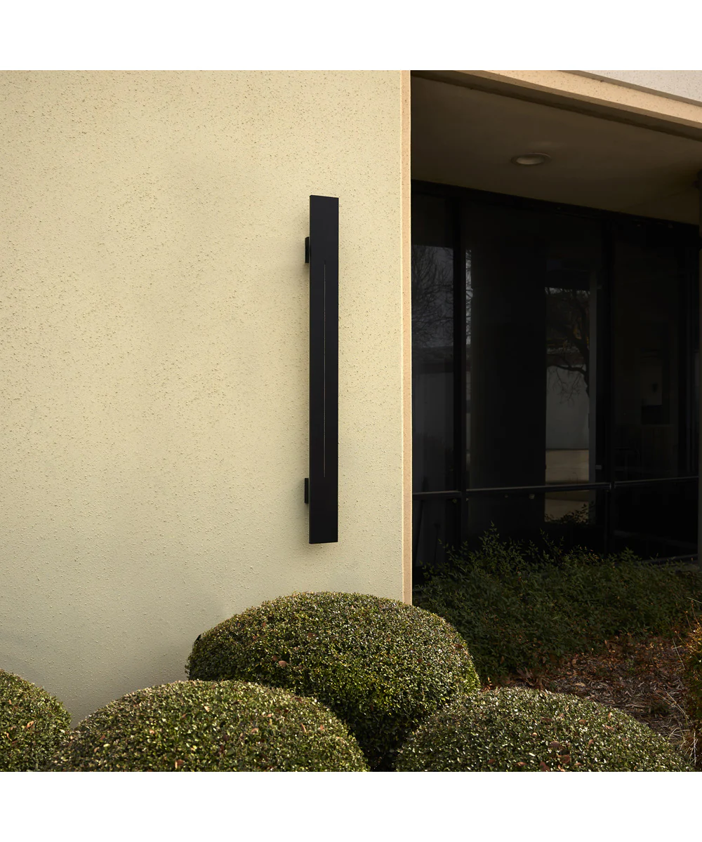 Torre Outdoor Wall Sconce Wall Mount Light Fixture Sand Black - Image 5