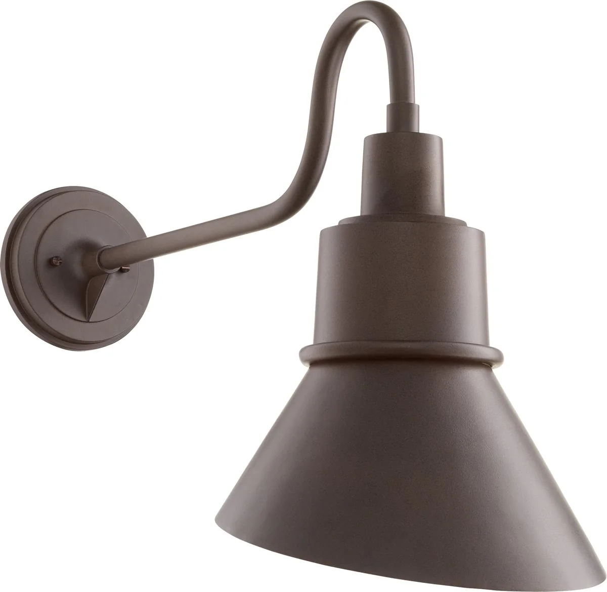 18"H Torrey 1-light Outdoor Wall Lantern Oiled Bronze