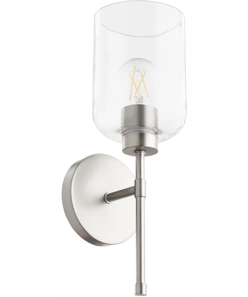 Tribute 1-light Wall Mount Light Fixture Satin Nickel
