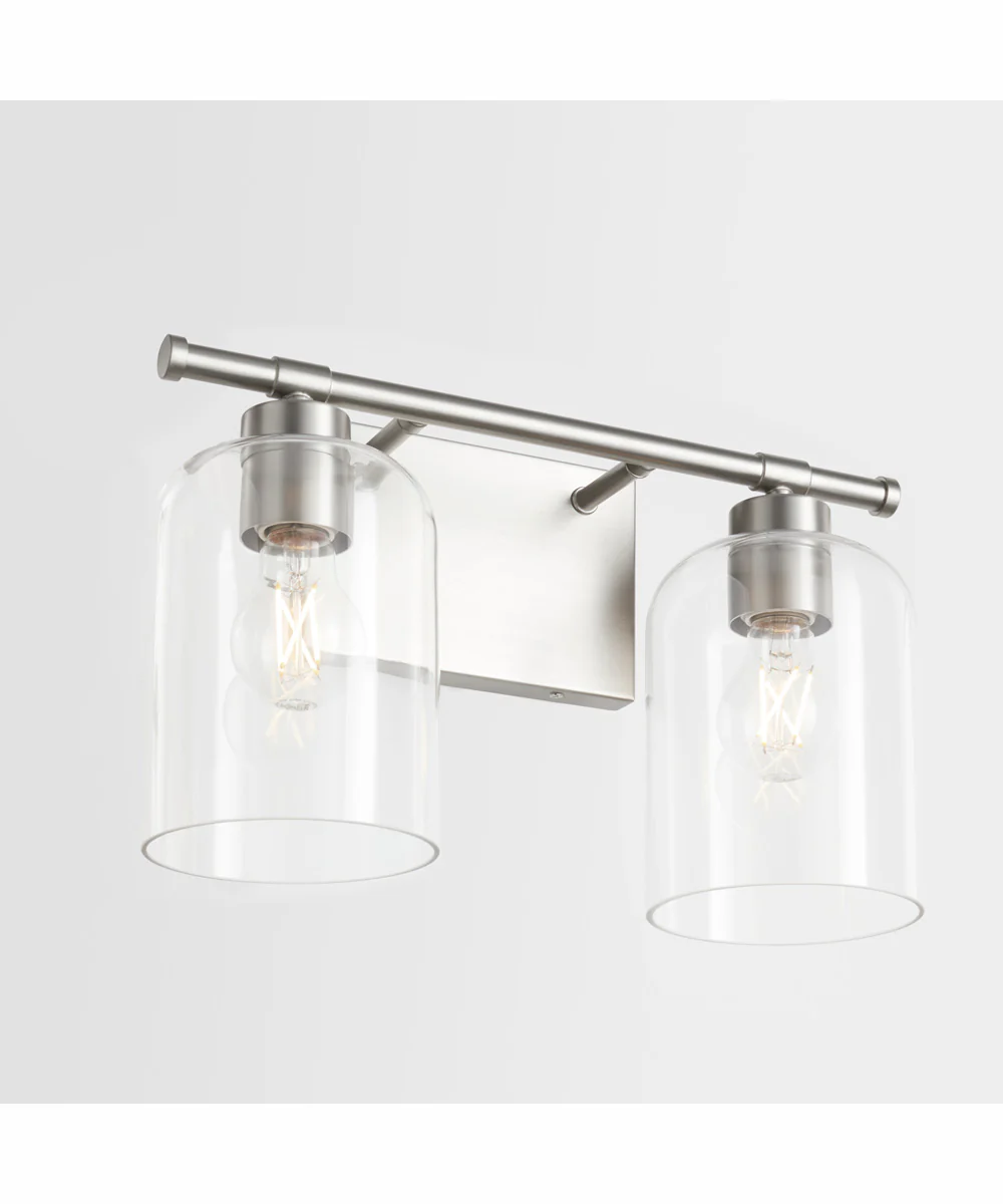 Tribute 2-light Bath Vanity Light Satin Nickel - Image 5