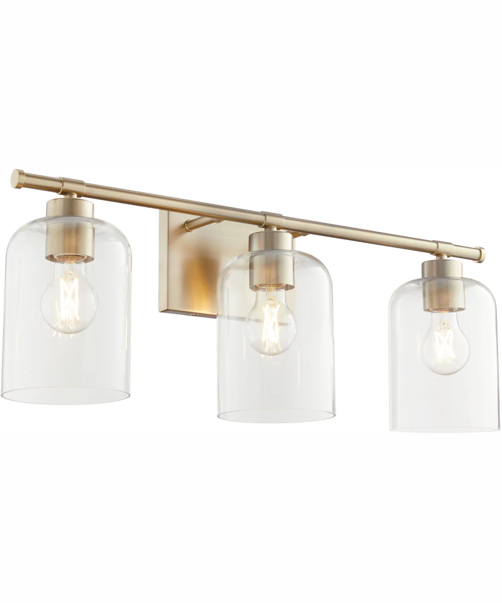 Tribute 3-light Bath Vanity Light Aged Brass - Image 2