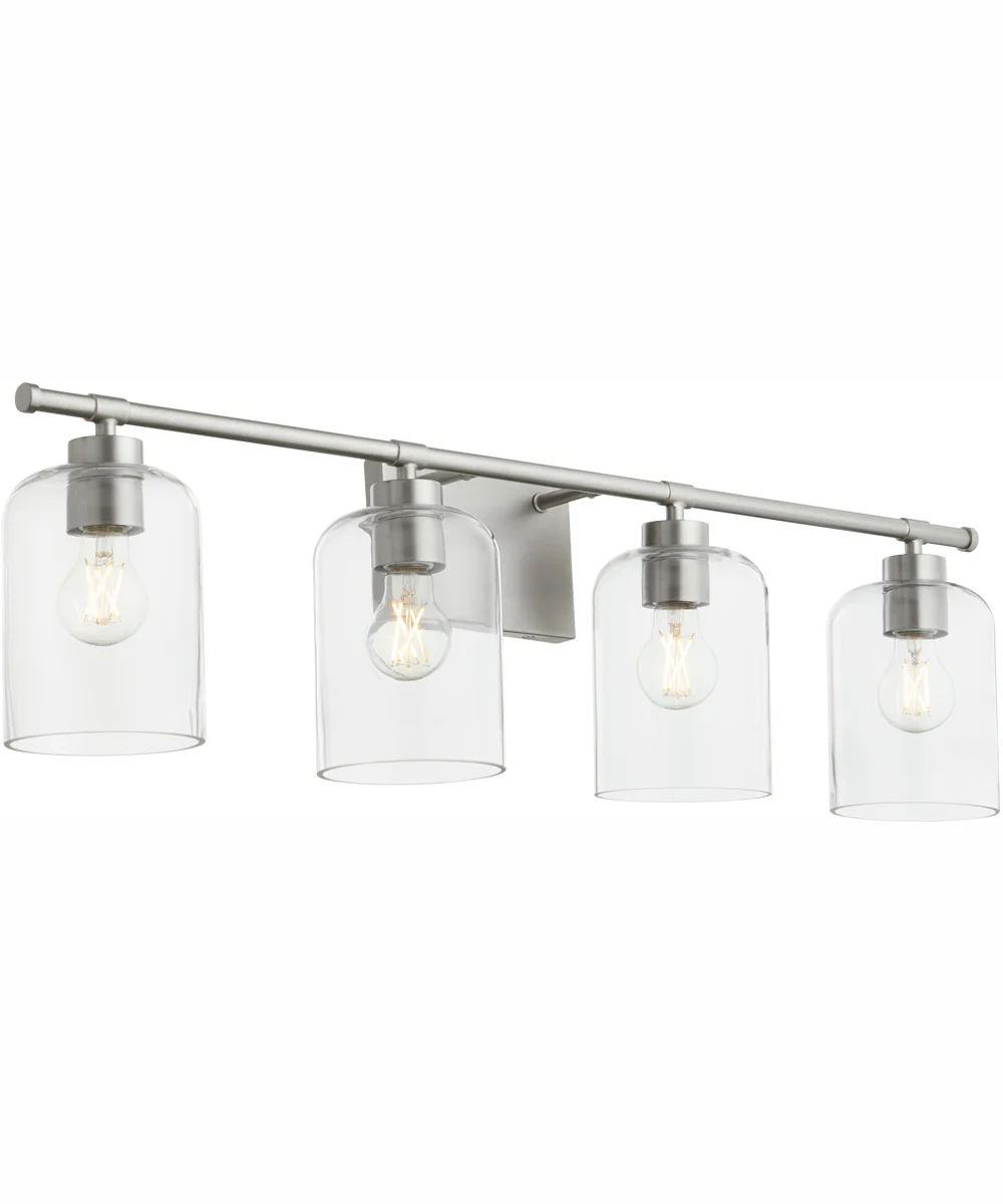 Tribute 4-light Bath Vanity Light Satin Nickel - Image 2