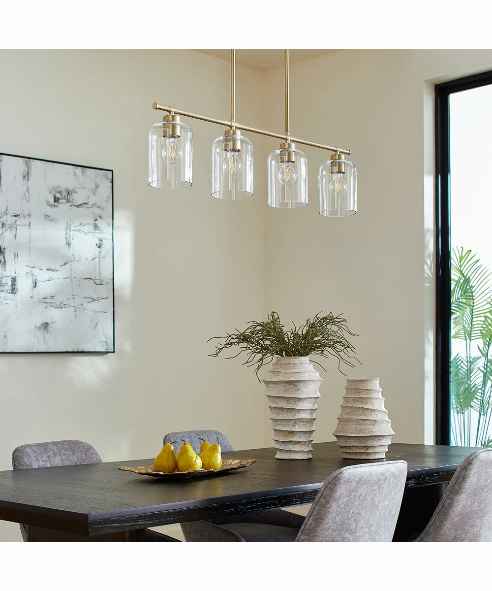 Tribute 4-light Chandelier Aged Brass - Image 8