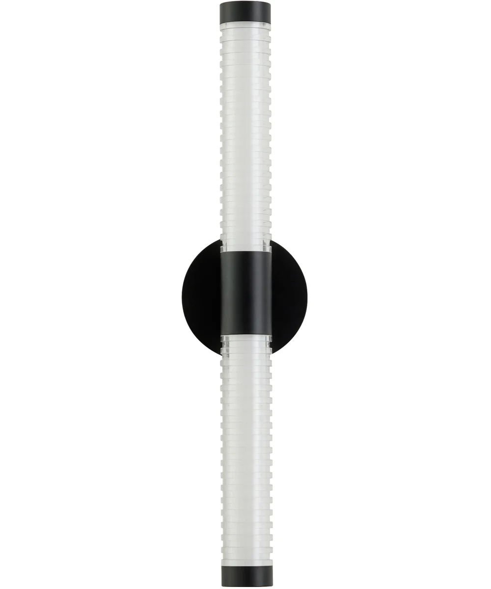 Vaden 2-light Sconce Black