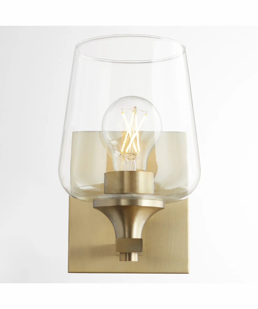 Veno 1-light Wall Mount Light Fixture Aged Brass - Image 5