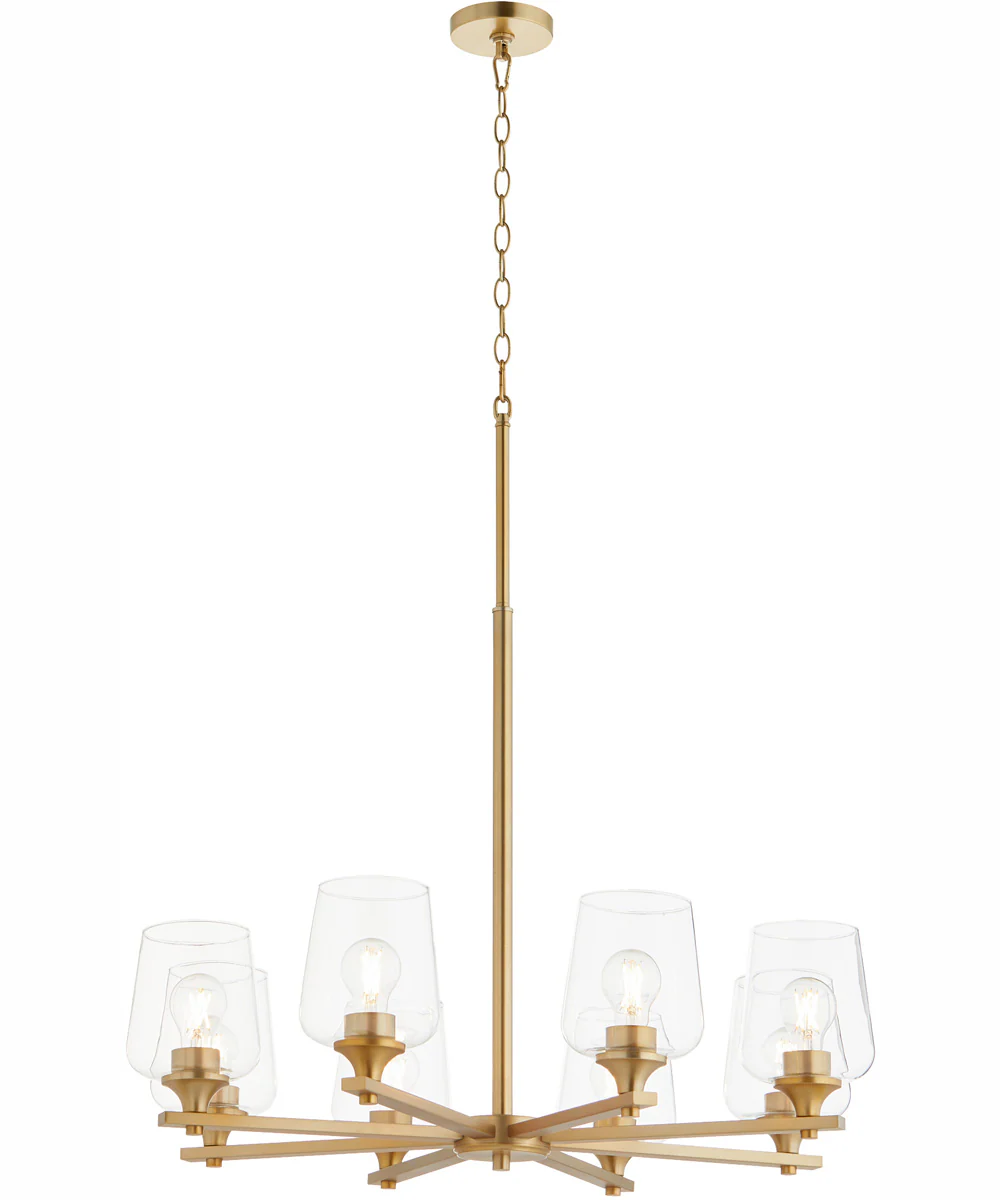 Veno 8-light Chandelier Aged Brass - Image 2