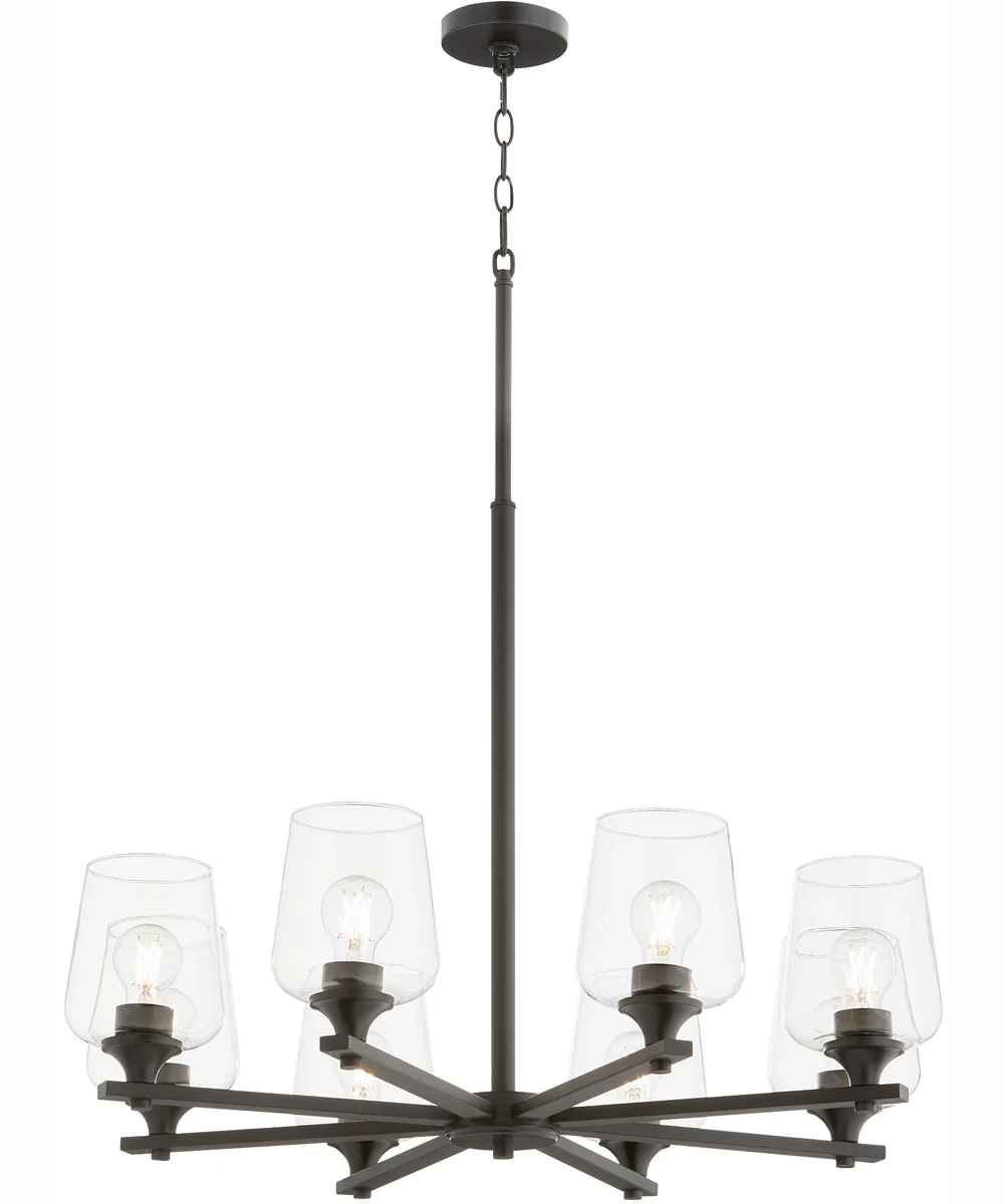 Veno 8-light Chandelier Matte Black - Image 2