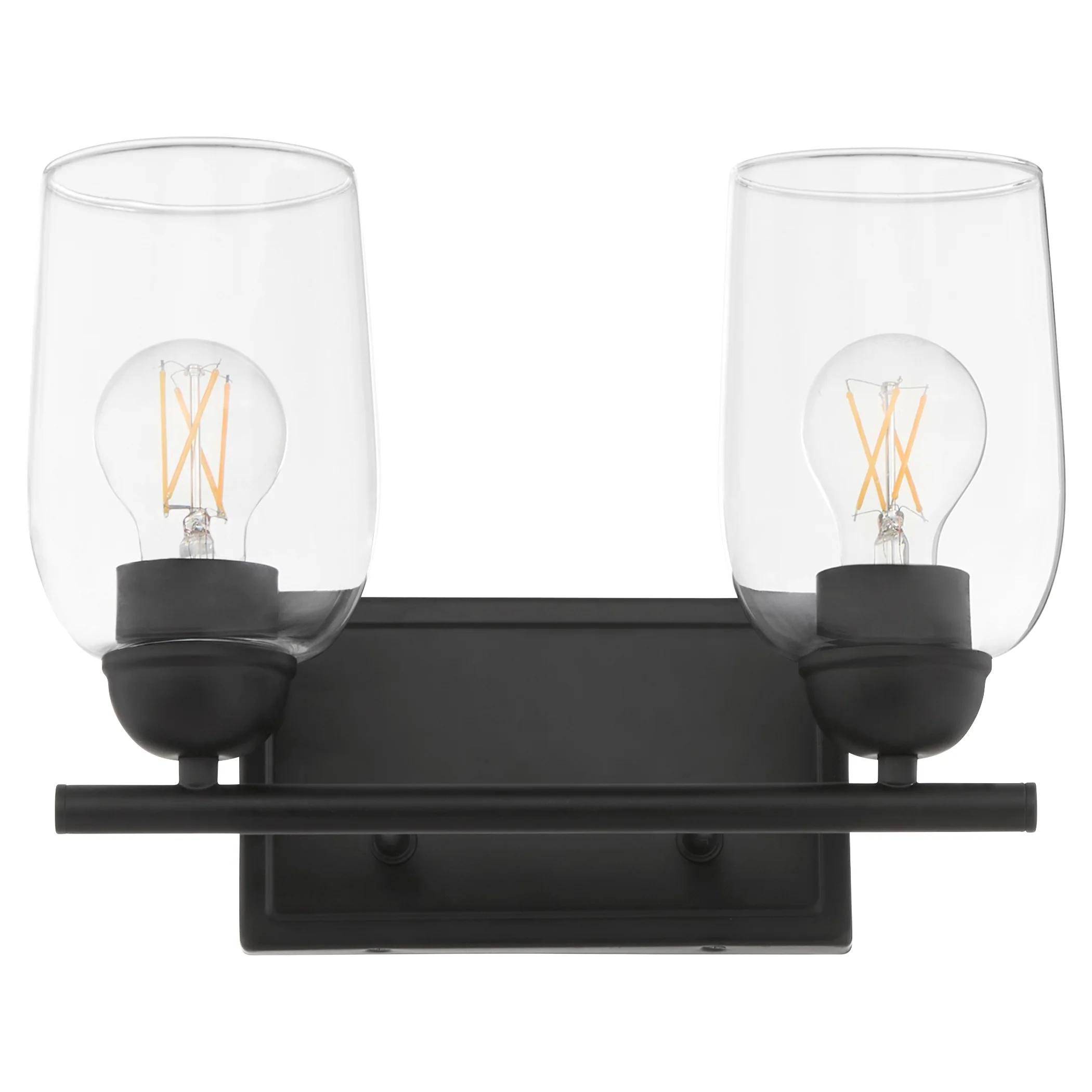 Wallinger 2-light Bath Vanity Light Matte Black - Image 3