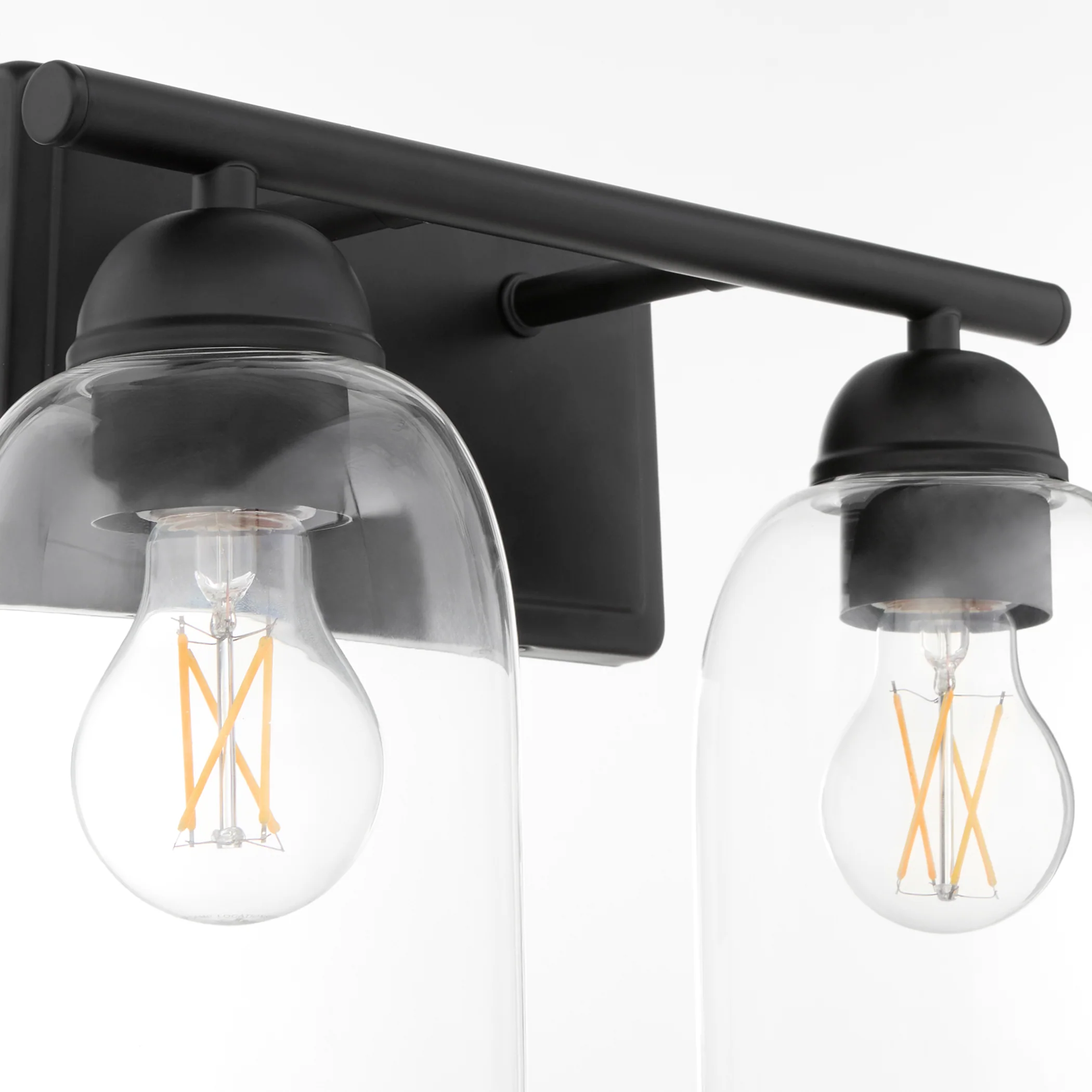 Wallinger 2-light Bath Vanity Light Matte Black - Image 4