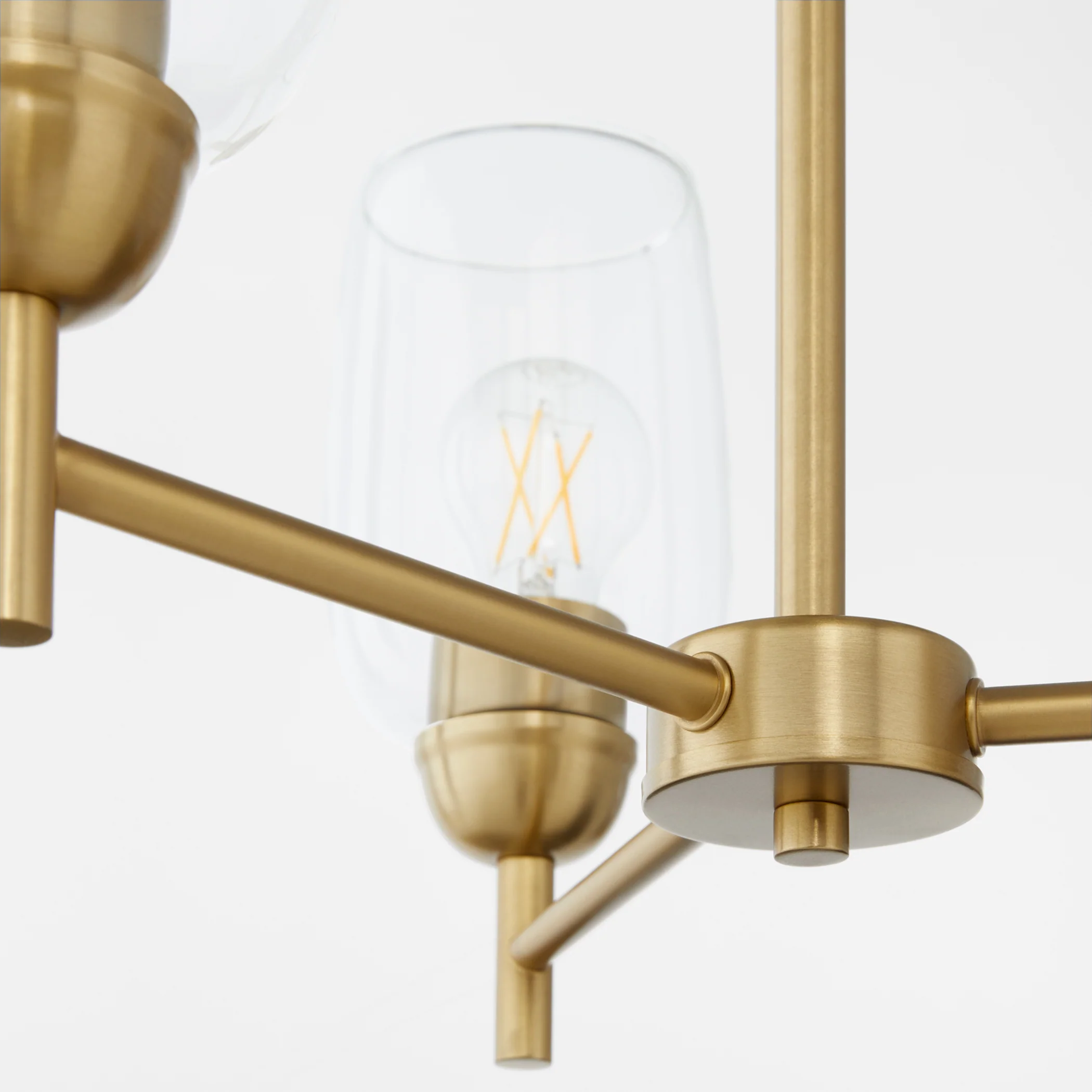 Wallinger 3-light Chandelier Aged Brass - Image 4
