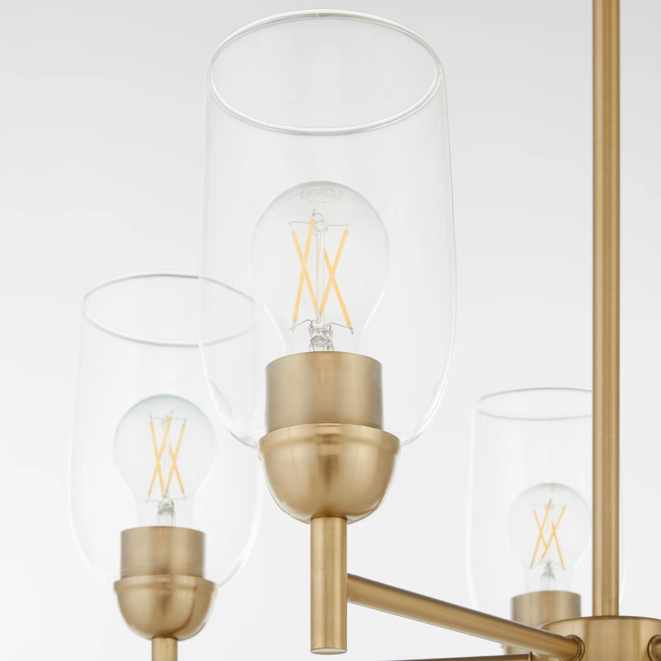 Wallinger 5-light Chandelier Aged Brass - Image 3