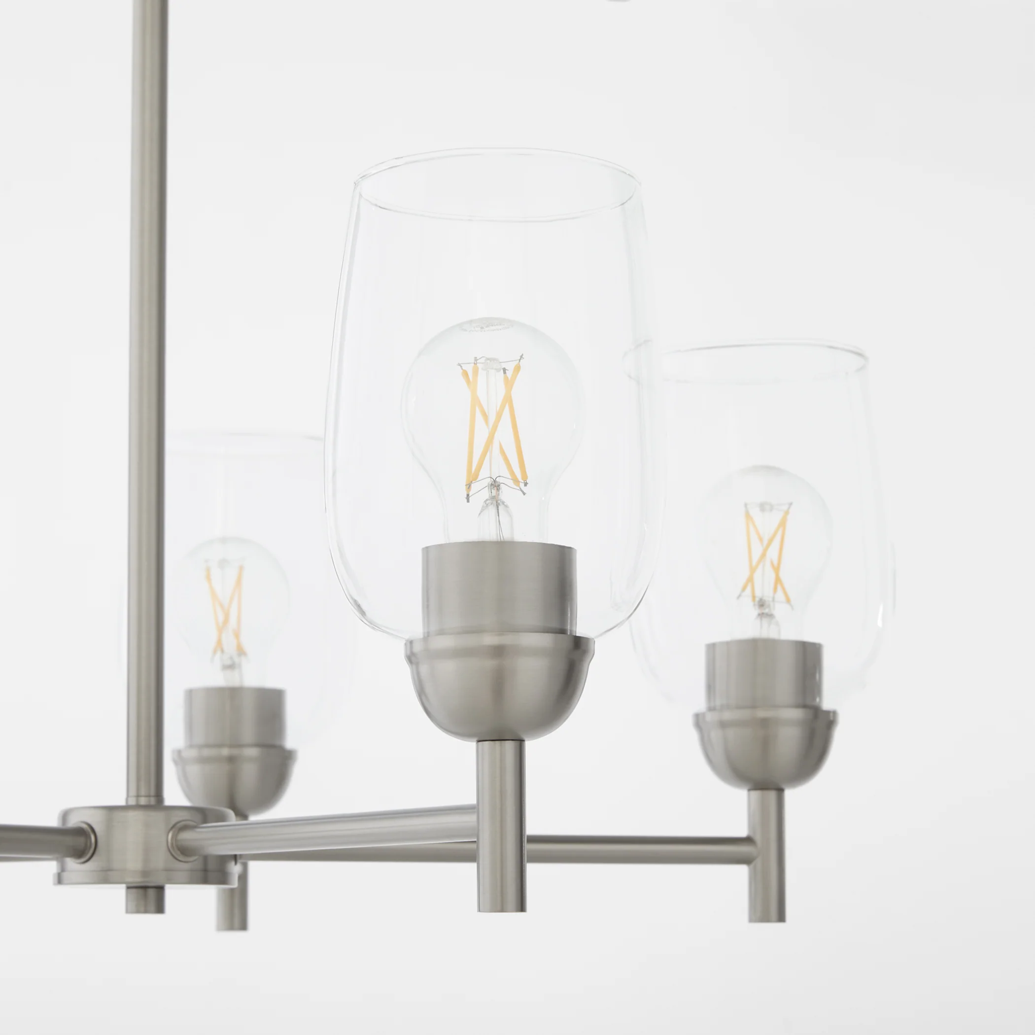 Wallinger 5-light Chandelier Satin Nickel - Image 3