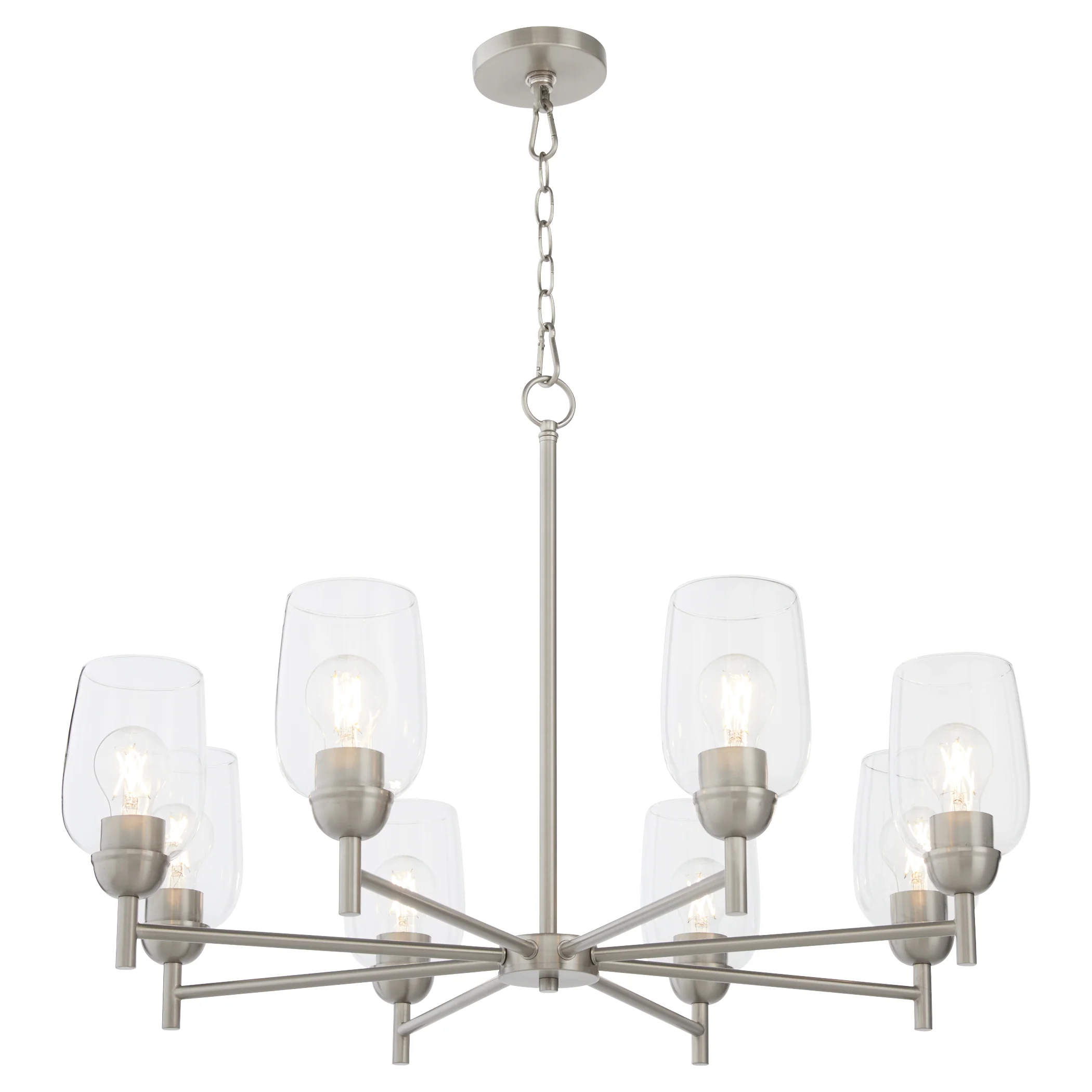 Wallinger Chandelier Satin Nickel - Image 2