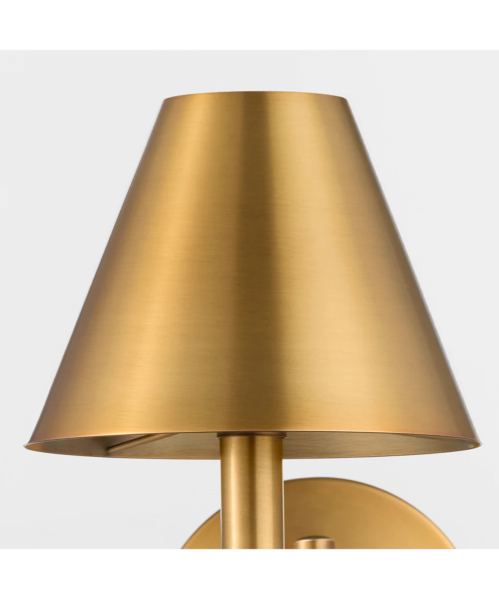 Waltz 1-light Wall Mount Light Fixture Brushed Brass - Image 6