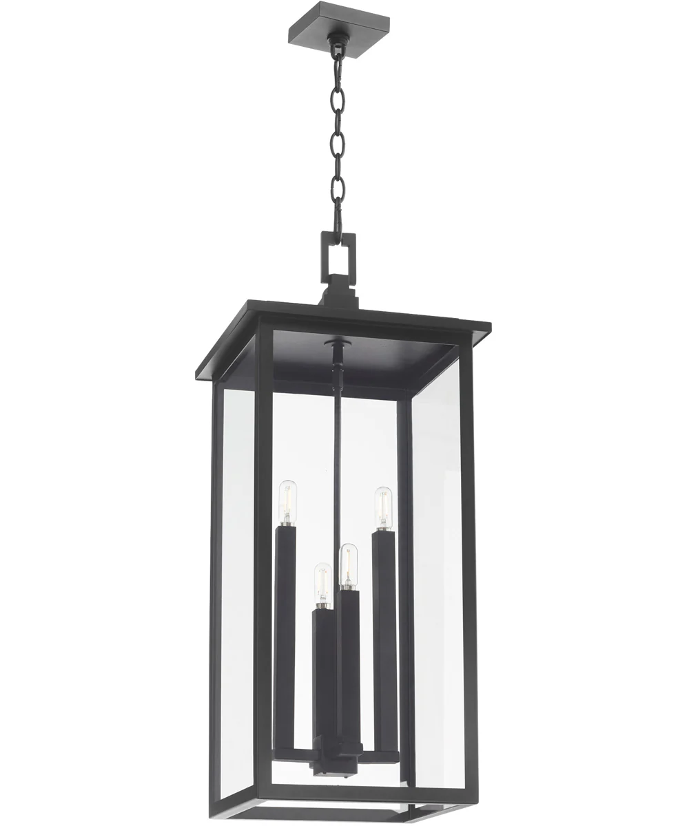 Westerly 4-light Pendant Textured Black - Image 2