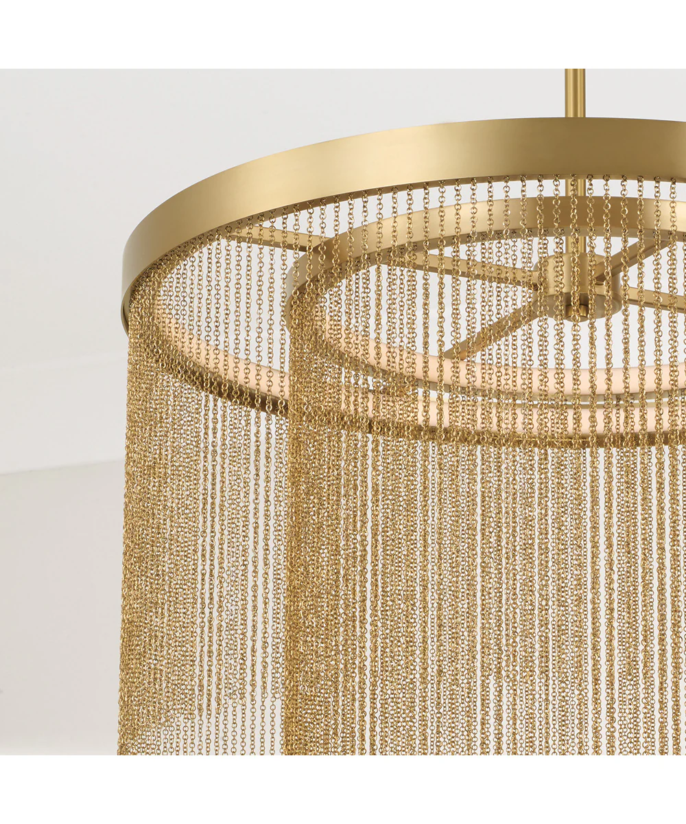 Rae 2-Light Pendant Aged Brass - Image 3