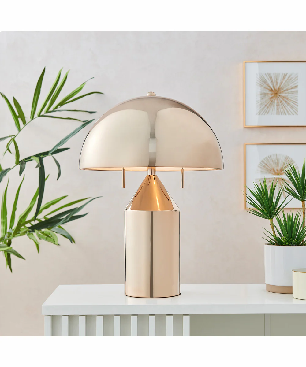 Ranae 2-Light Metal Table Lamp Gold - Image 3