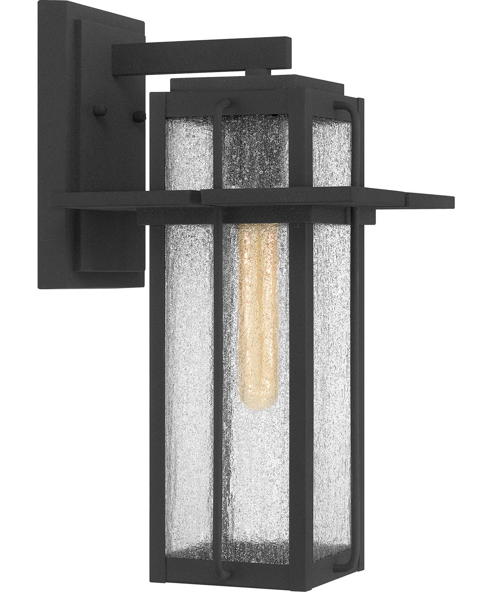 Randall Large 1-light Outdoor Wall Light Coastal Armour Aluminum Mottled Black